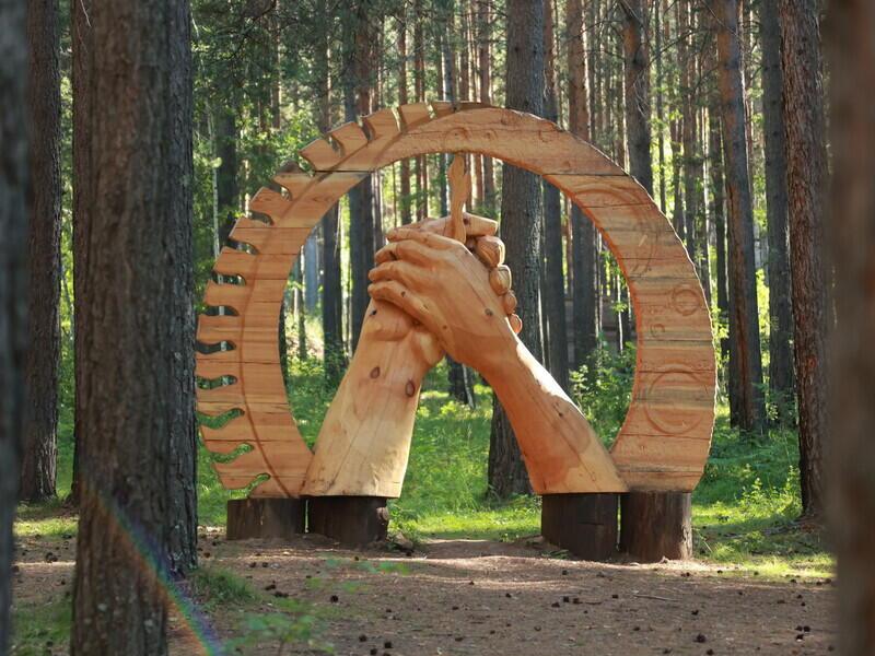 В «Лукоморье» открылась тематическая экотропа «Тридевятое царство»